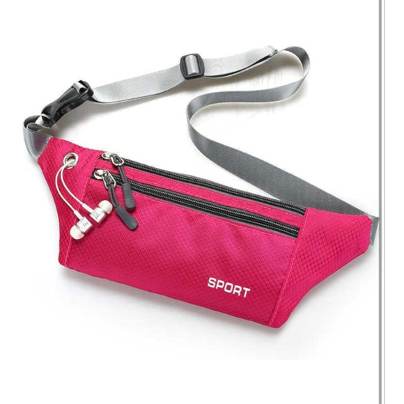 NEW Running Waist Pack Bag Sport Phone Belt UltraThin Waterproof Mini Fanny Pack - Picture 5 of 6